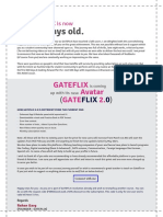 "600" Days Old.: Gateflix Avatar Gate 2