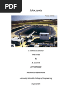 Download Solar Ponds-technical seminar by Boddu Keerthi SN49833164 doc pdf