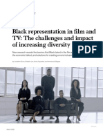 Black Representation in Film and TV The Challenges and Impact of Increasing Diversity
