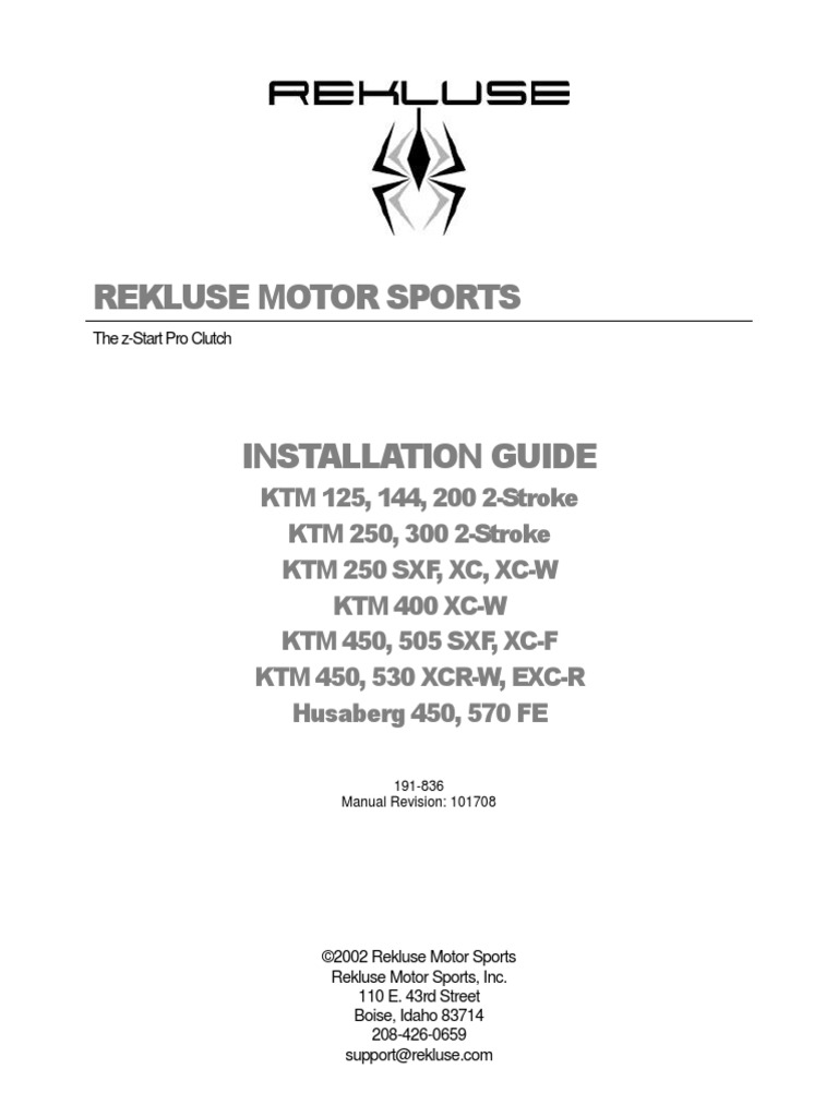 Rekluse Motor Sports PDF Clutch Nut (Hardware)