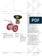 Type V16 - Stainless Steel / Reduced Bore: Gachot Ball Valve