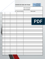 Controle de Presença e Anotações de Aula (Grupo) (Imprimível)