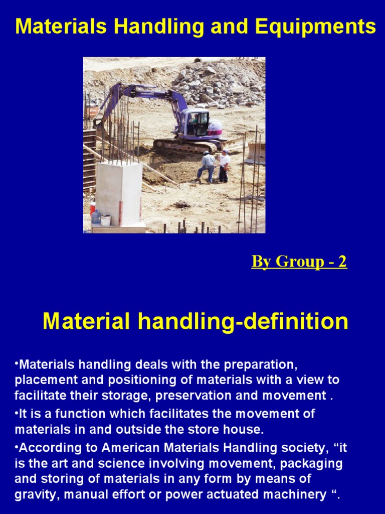 Material Handling Essentials | PDF | Warehouse | Elevator