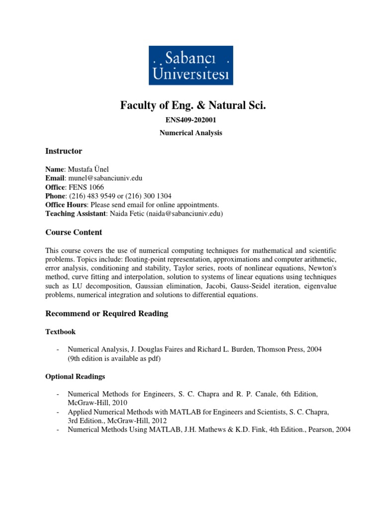 Numerical Methods For Engineers 6th Edition Pdf