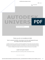 AU 2020 Overview - Autodesk University