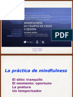 Mindfulness Sesión 2