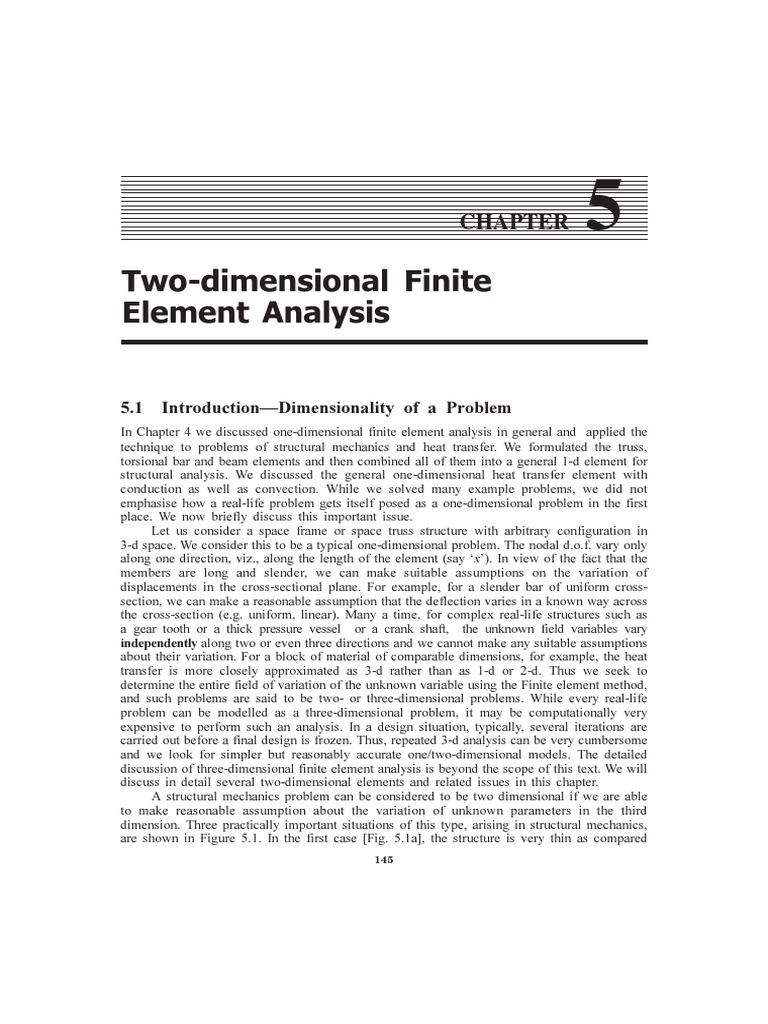 Finite Element 5 | PDF