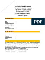 MONITORING DAN EVALUASI LAPORAN DTPS STIKOM TUNAS BANGSA TAHUN 2020