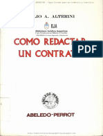 Como Redactar Un Contrato - Atilio a. Alterini