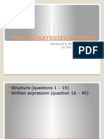 Toefl Strategies & Skills: Structure & Written Expression by Dwi Ratnasari, M.Ed