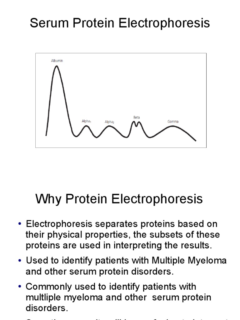 Serum Electrophoresis PDF Clinical Medicine Immune System