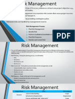 Risk Managment Project Managment