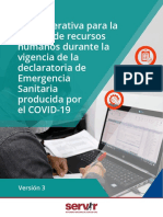 Guía Operativa Para La Gestión de RRHH Durante La Emergencia Sanitaria