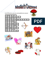 Vocabulary Valentines Crossword