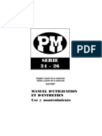 Manual de Uso y Mantenimeinto Hidrogrúas PM 24 26