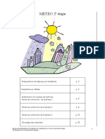 Outil D'evaluation (12 Ans) - Meteo - Dossier Enseignant (Ressource 97)