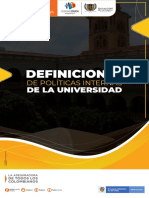 5.definiciones de Políticas Internas de La Universidad