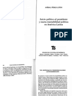 Pérez-Liñán, Aníbal_Juicio Político Al Presidente y Nueva Inestabilidad Política en América Latin