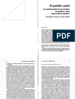 Katz, Richard y Peter Mair_El Partido Cartel. La Transformación de Los Modelos de Partidos y de l