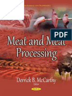 Derrick B. McCarthy - Meat and Meat Processing-Nova Science Publishers (2017)