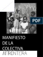 Manifiesto Colectiva AFROntera