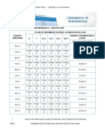 Calendario de Vencimientos - SUNAT 2021