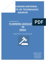 Planning Legislation in India Assignment 2B