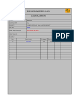 Rectangular steel tank design calculations for Yanbou 2 Power and Water Project