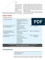 Chapter Outline: The Worksheet