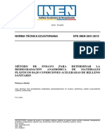 Norma Técnica Ecuatoriana Nte Inen 2641:2012