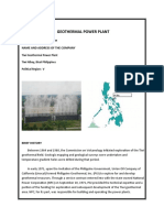 Geothermal Power Plant: Chapter I: Introduction