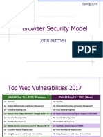 Browser Security Model: John Mitchell