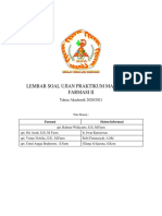 Lembar Soal Ujian Praktikum Manajemen Farmasi Ii