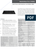 MasterKeys Pro S White - Product Sheet