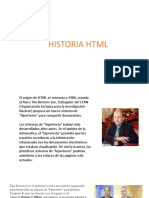HTML Historia