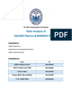 Ratio Analysis of SQUARE Pharma & BEXIMCO Pharma: Fin 254: Introduction To Finance