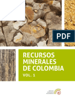 Recursos Minerales de Colombia Vol 1 