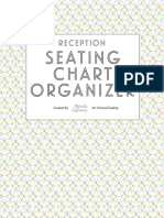 Seating Chart Organizer: Reception