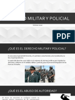 Derecho Militar y Policial