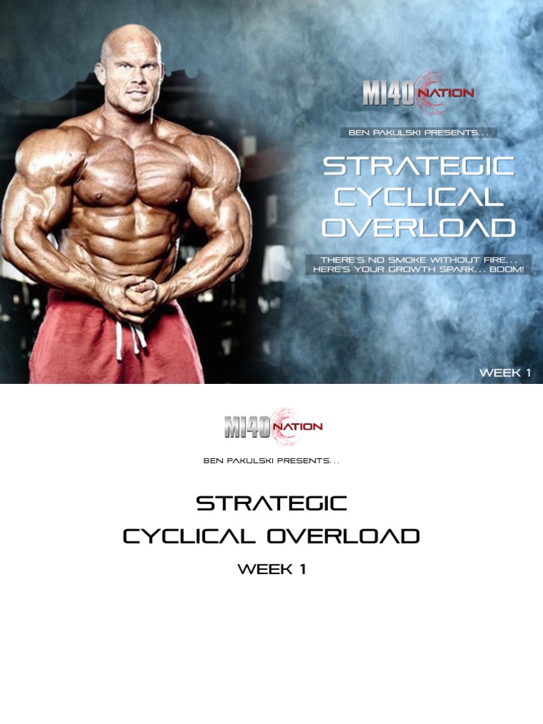 Week 1 Cyclical Overload Workout Plan | PDF | Weight Training | Recreation