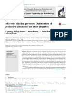 Microbial Alkaline Proteases: Optimization of Production Parameters and Their Properties