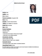 CV Dafne Lemos Atención Público 5 Años Experiencia Full Time