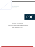 69-1972, Orlando Millas, Ministro de Hacienda