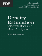 (Monographs On Statistics and Applied Probability (Series) 26) Silverman, B. W - Density Estimation For Statistics and Data Analysis-Routledge (2018)