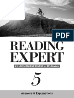 Reading Expert 5 정답