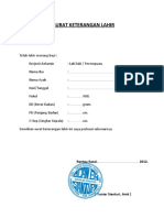 Surat Keterangan Lahir