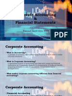 Corporate Accounting & Financial Statements: Hammad Javed Vohra, FCCA
