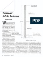 Vhf/Uhf: Dual-Band Twinlead J-Pole Antenna