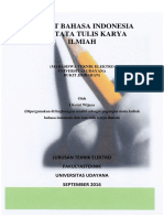 Diktat Bahasa Indonesia Dan Tata Tulis Karya Ilmiah: (Mahasiswa Teknik Elektro Universitas Udayana Bukit Jimbaran)