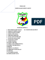 Makalah Konsep Dasar Patient Safety